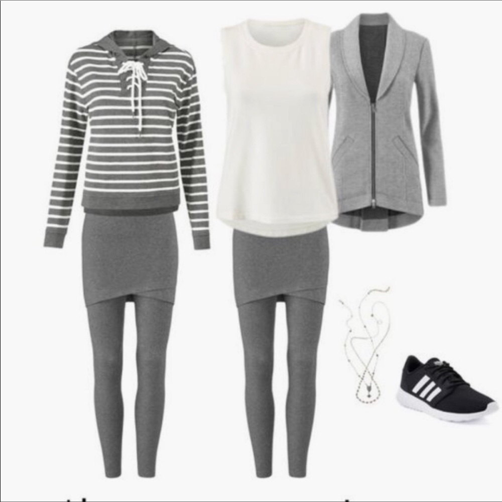 Cabi charcoal grey mleggings
